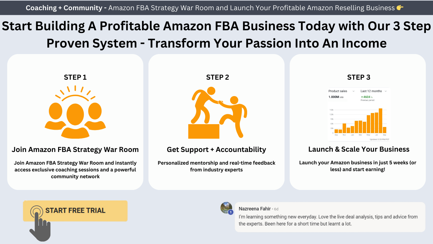 Amazon FBA Strategy War Room on Skool