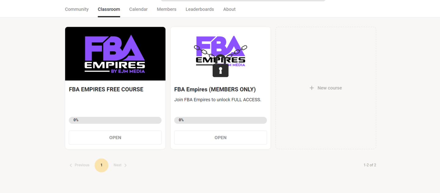 Amazon FBA Empires FREE on Skool