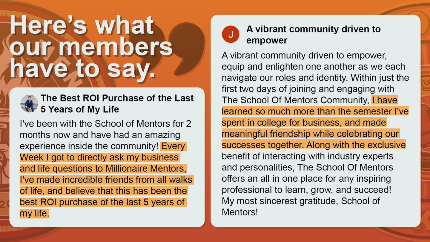 School of Mentors on Skool