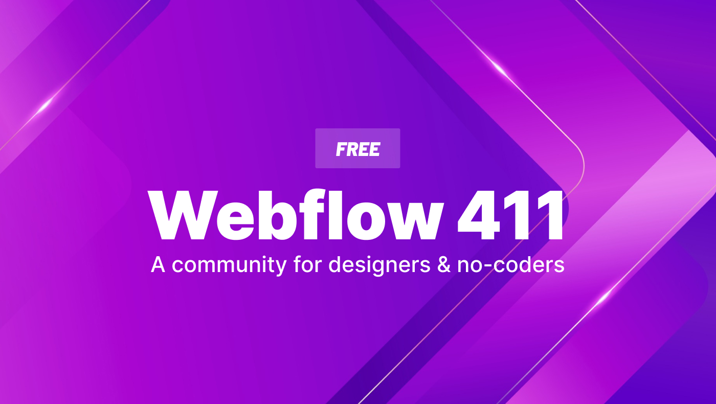 Webflow 411 on Skool